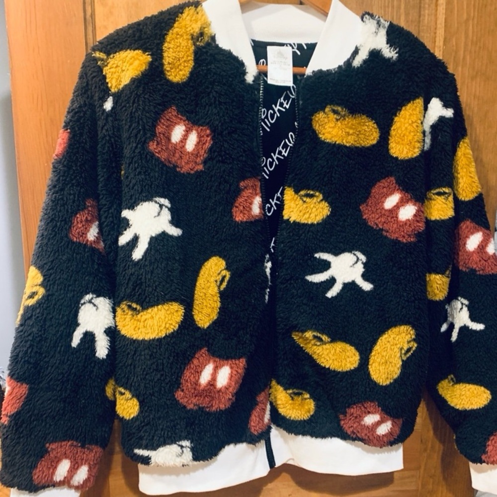 DISNEY PARKS MICKEY MOUSE FLEECE SHERPA JACKET - Picture 8 of 10